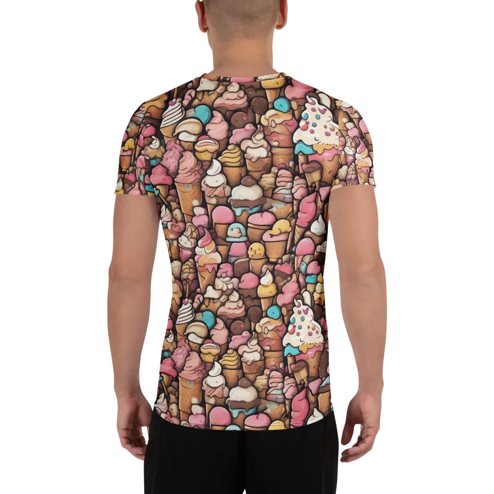 Sugar Rush on Men's Athletic T-Shirt — Back