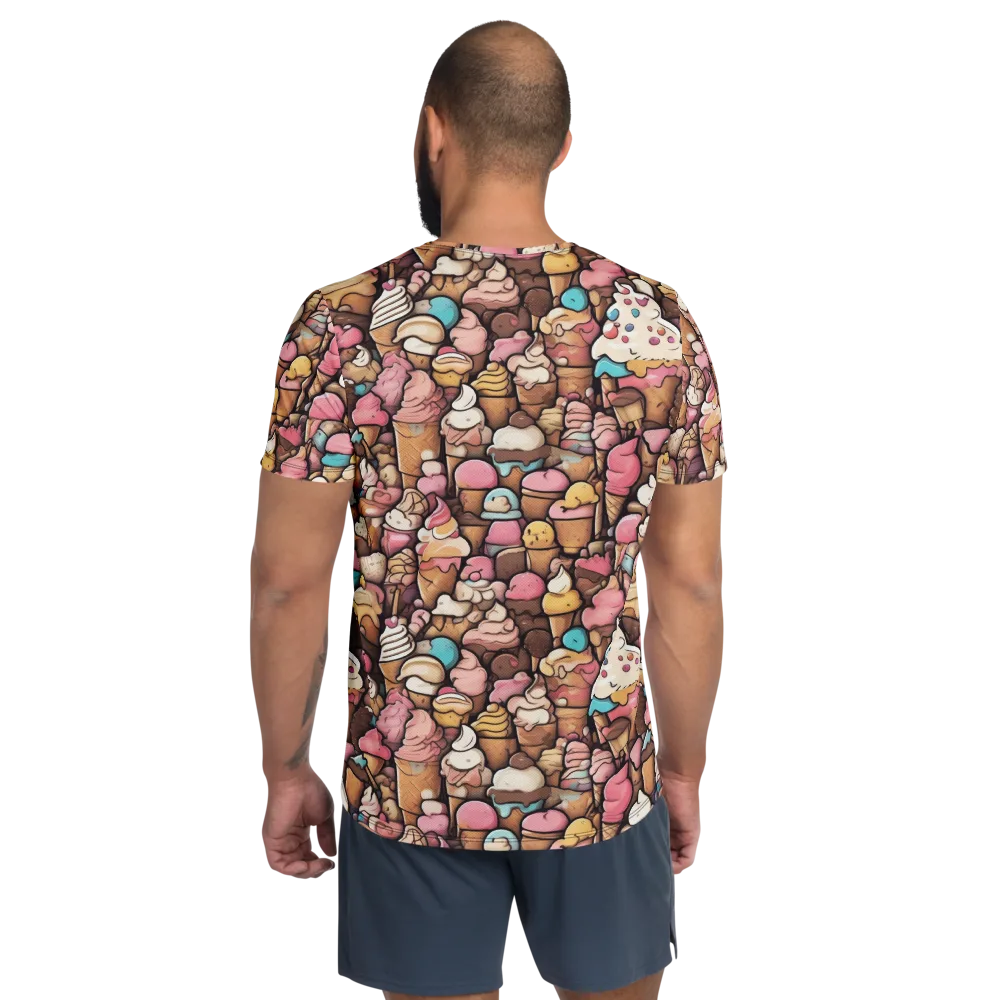 Sugar Rush on Men's Athletic T-Shirt — Back