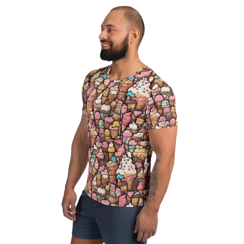 Sugar Rush on Men's Athletic T-Shirt — Left