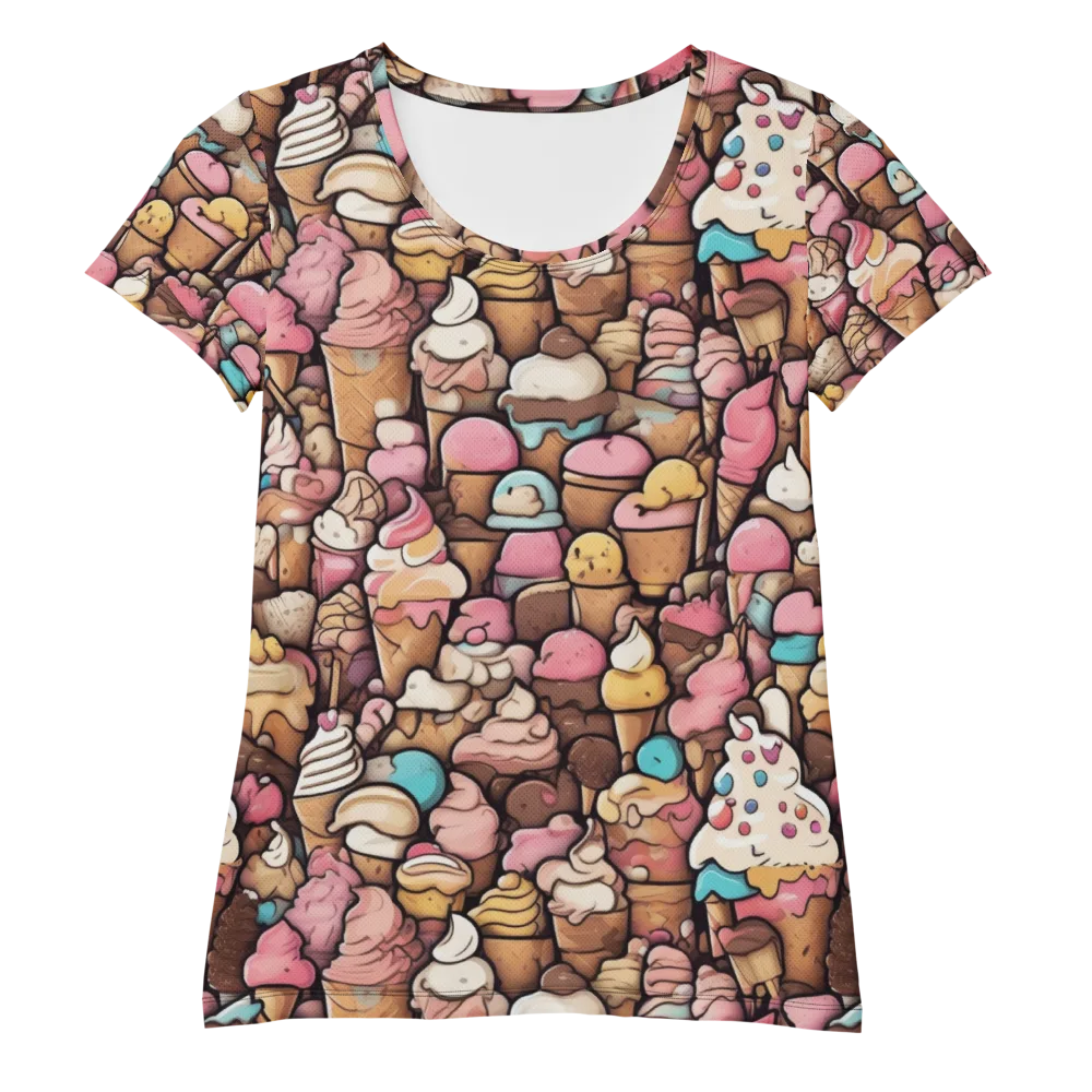 Sugar Rush on Women's Athletic T-Shirt — Front