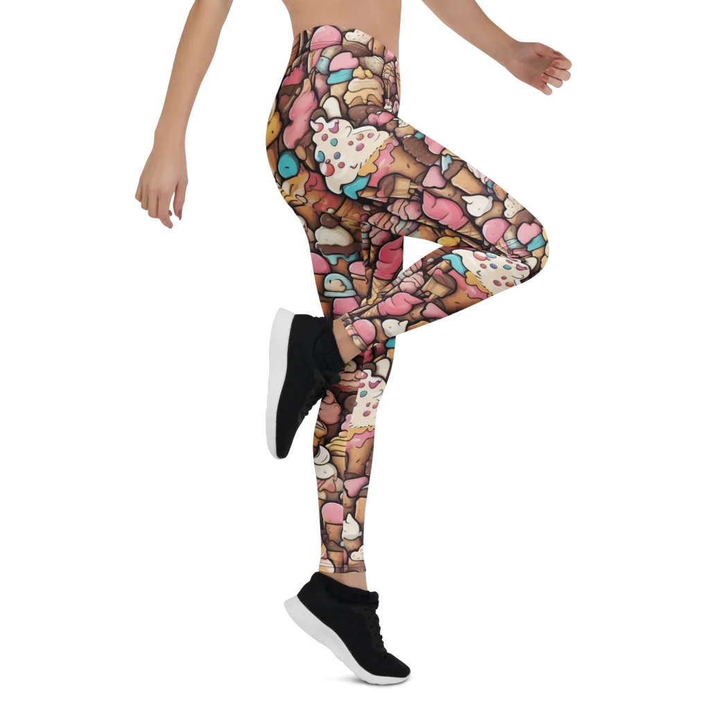 Sugar Rush on Leggings — Right
