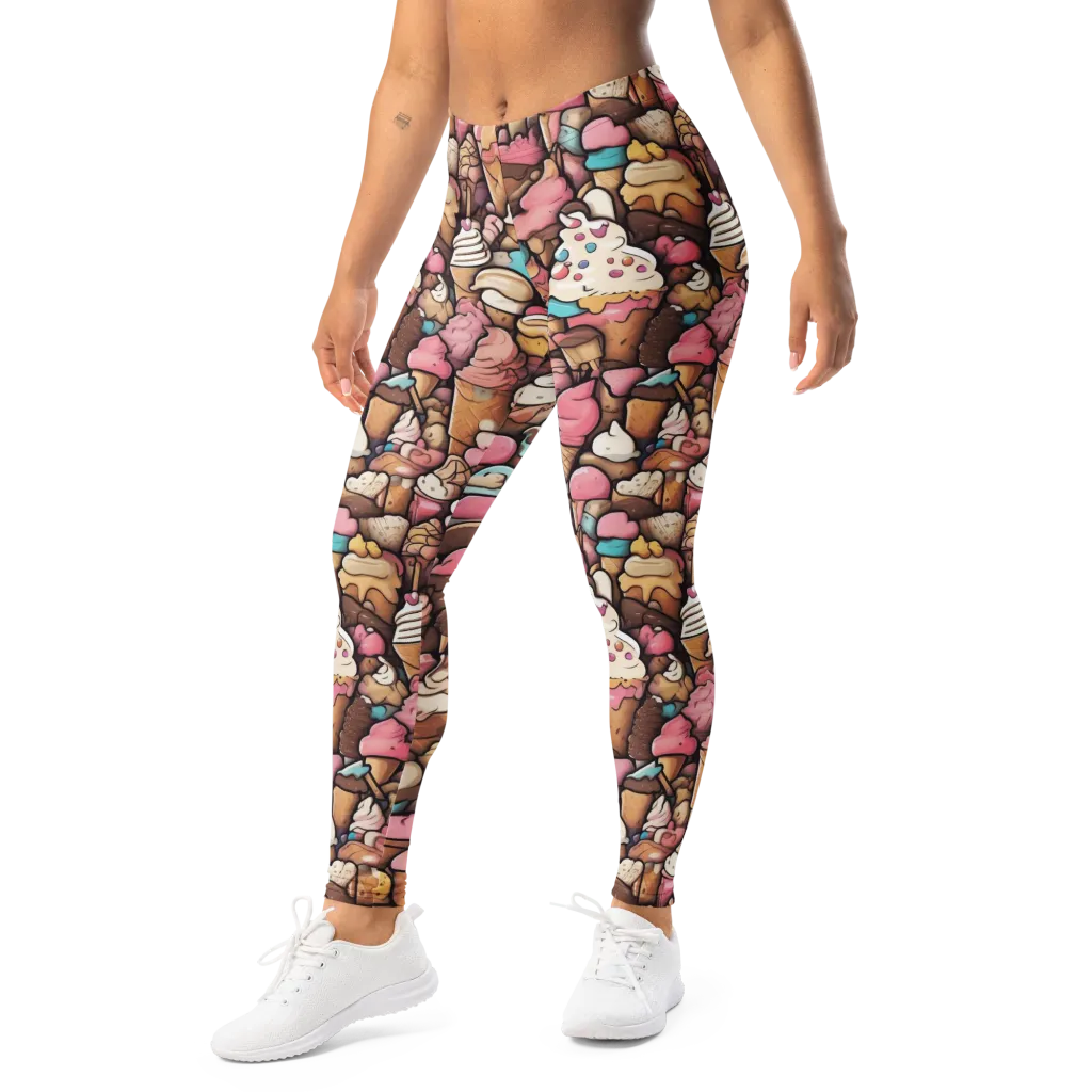 Sugar Rush on Leggings — Left Front