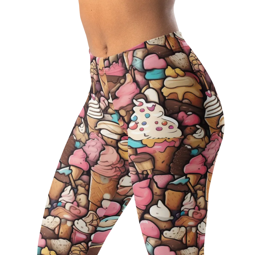 Sugar Rush on Leggings — Left Front
