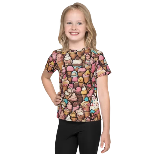 Sugar Rush on a Kids Crew Neck T-Shirt