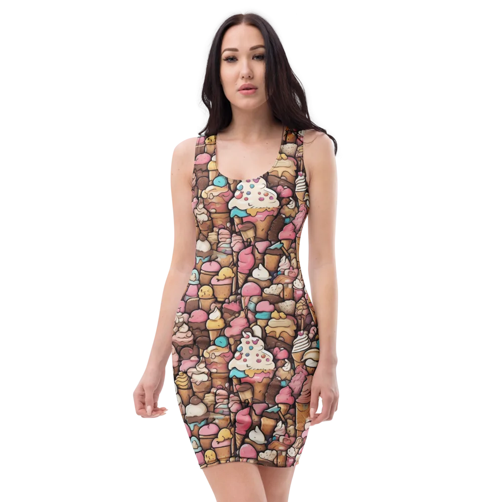 Sugar Rush on Bodycon Dress — Front