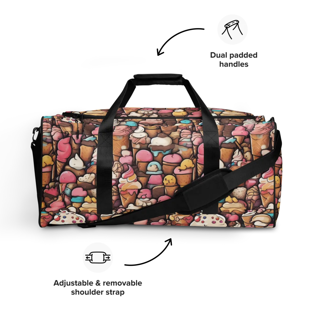 Sugar Rush on Duffle Bag — Front