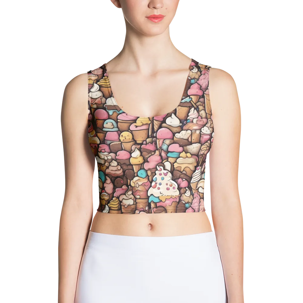 Sugar Rush on Crop Top — Front