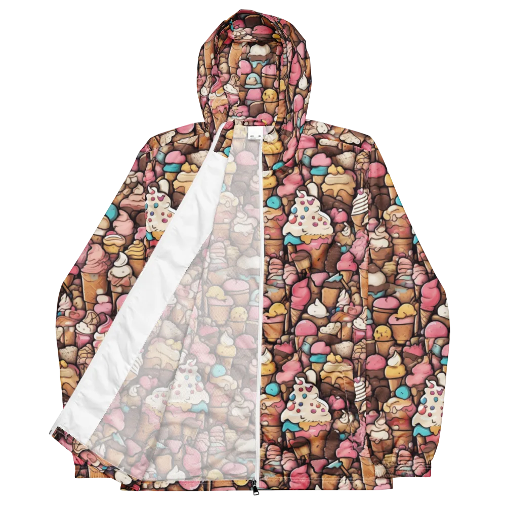 Sugar Rush on Men's Windbreaker — Front