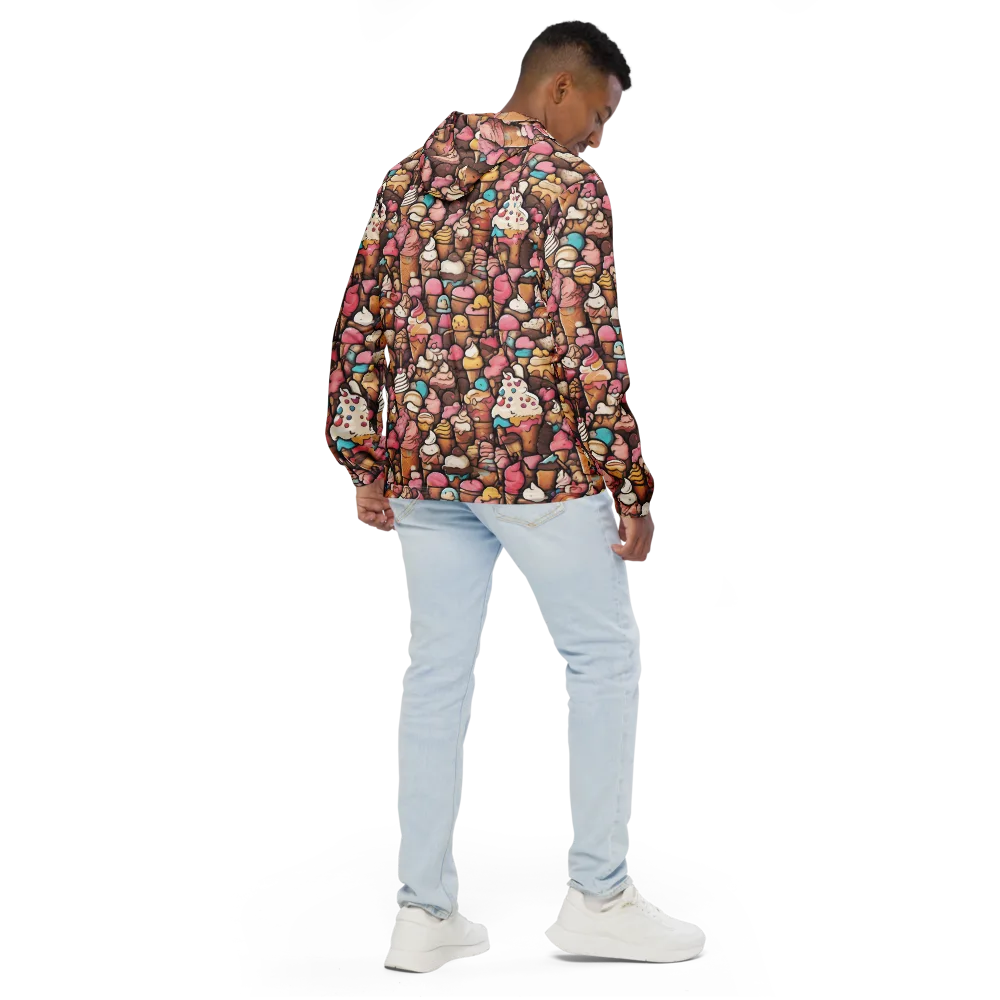 Sugar Rush on Men's Windbreaker — Back