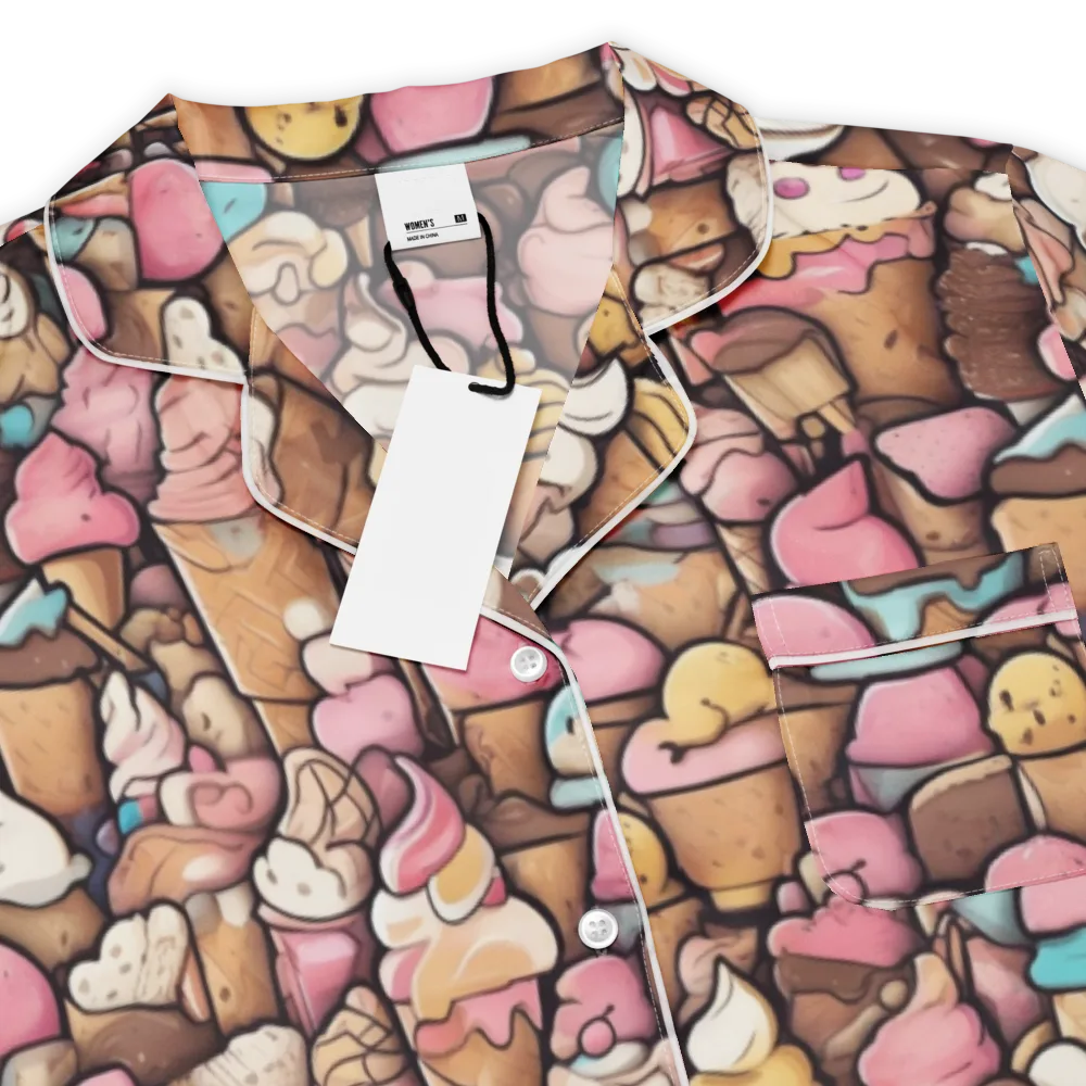 Sugar Rush on Women's Short Sleeve Pajama Top — Product details