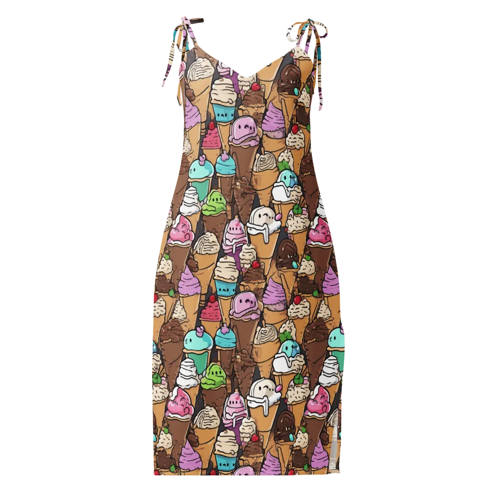 Gelato Carnival on Slip Dress — Front