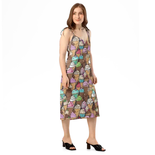 Gelato Carnival on a Slip Dress