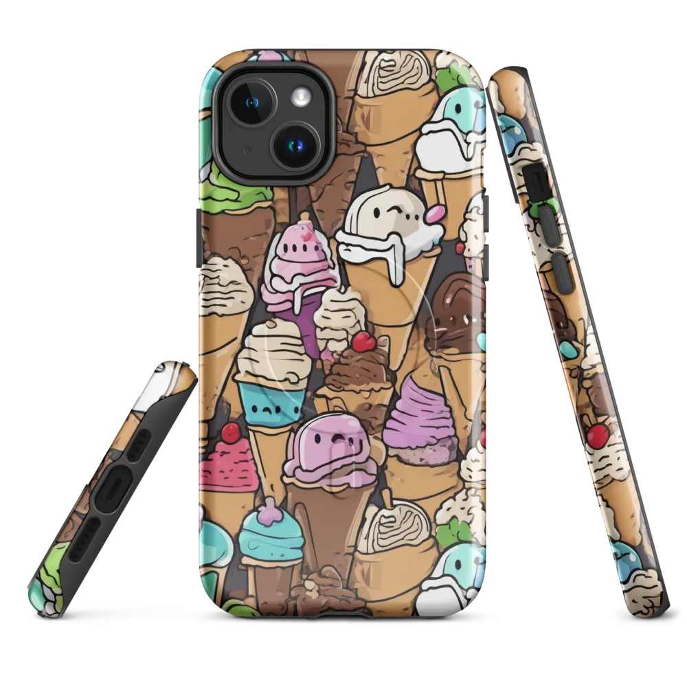 Gelato Carnival on MagSafe Tough Case for iPhone® — Front