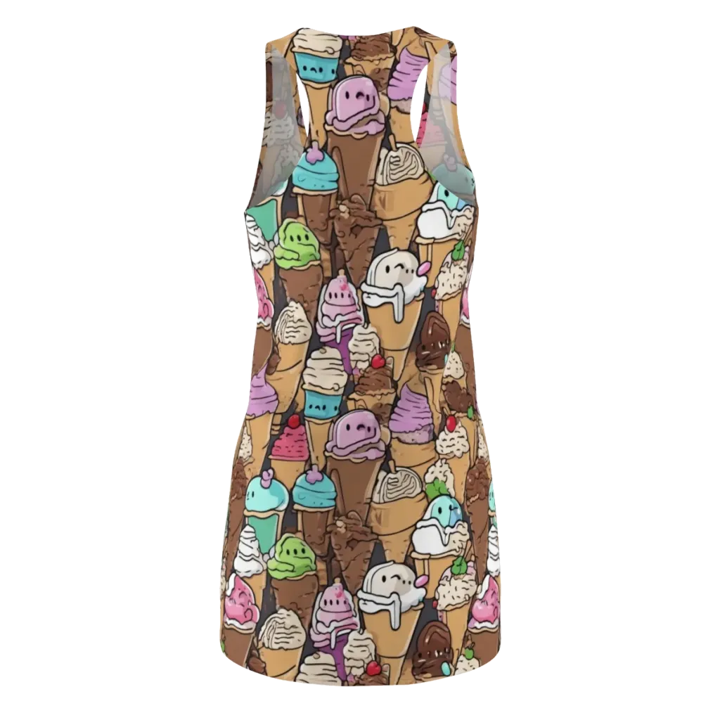 Gelato Carnival on Racerback Dress — Back