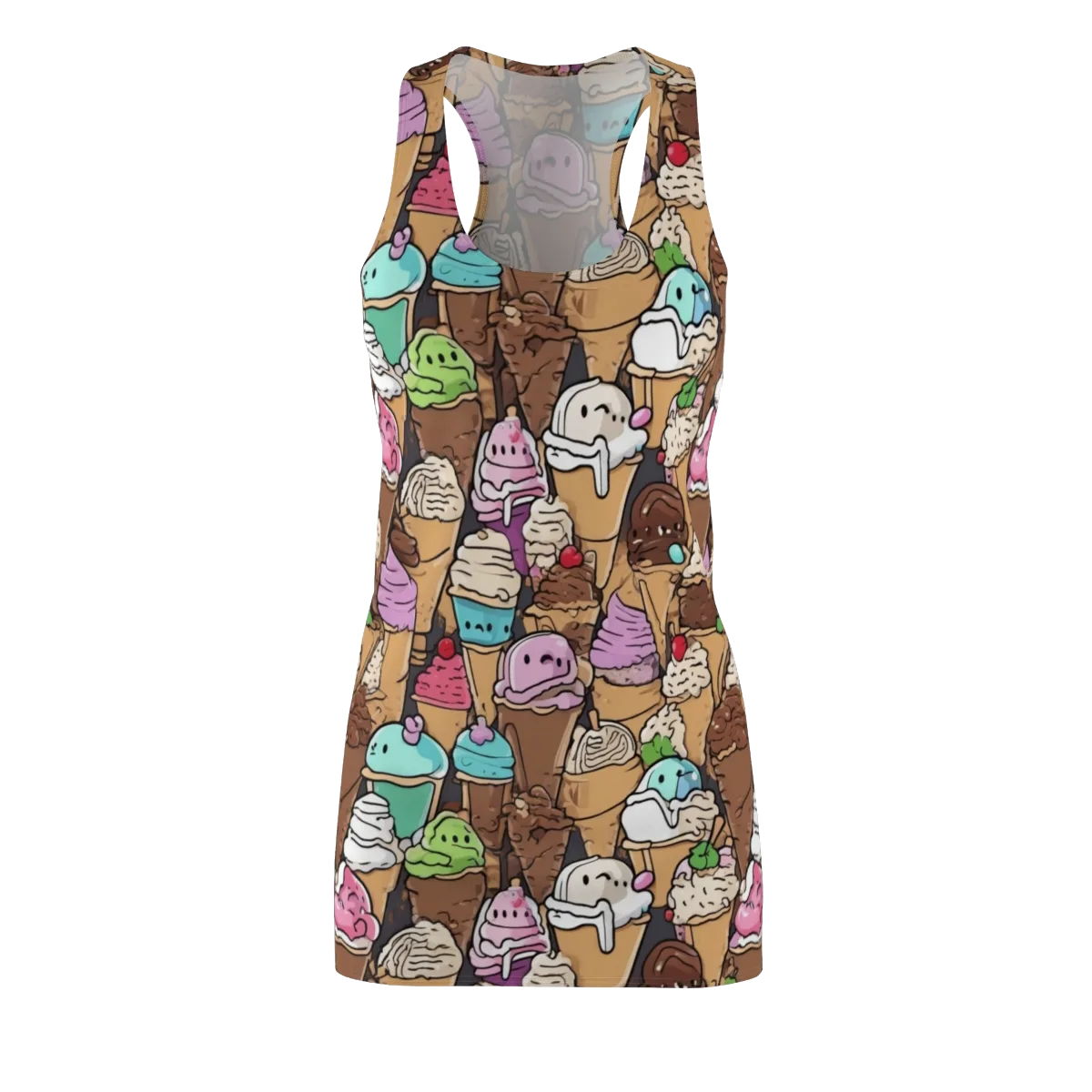Gelato Carnival on Racerback Dress — Front