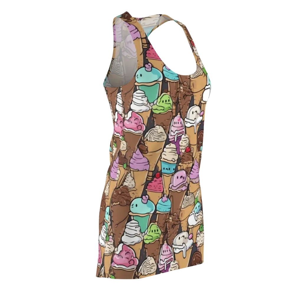 Gelato Carnival on Racerback Dress — Front Side