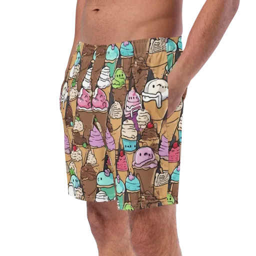 Gelato Carnival on Swim Trunks