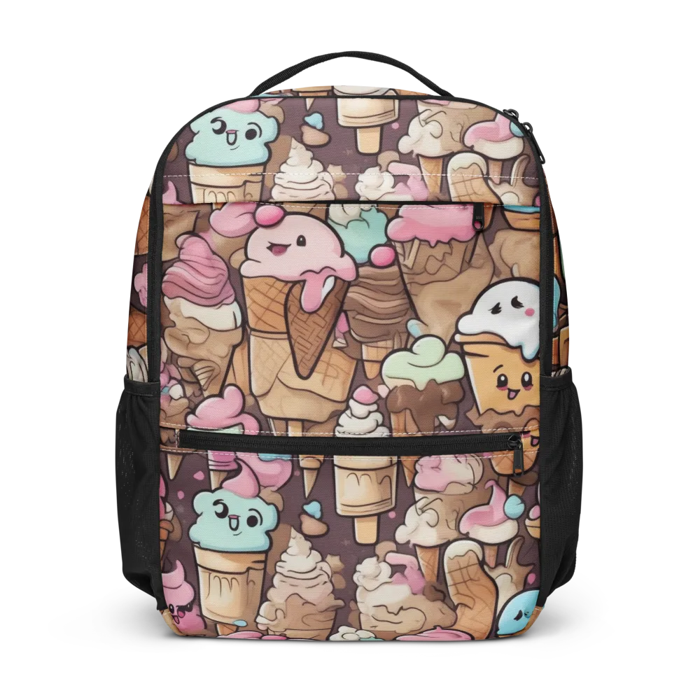 Sugar Swirl Parade on Utility Backpack — Front