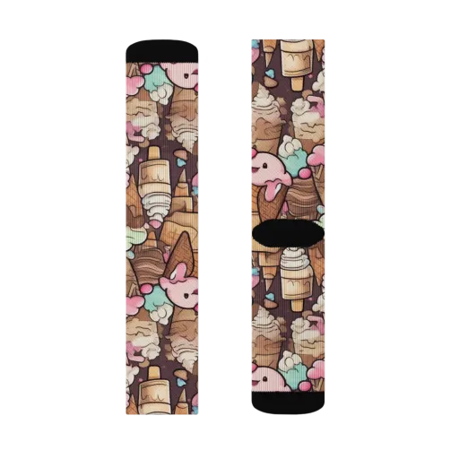 Sugar Swirl Parade on a Socks