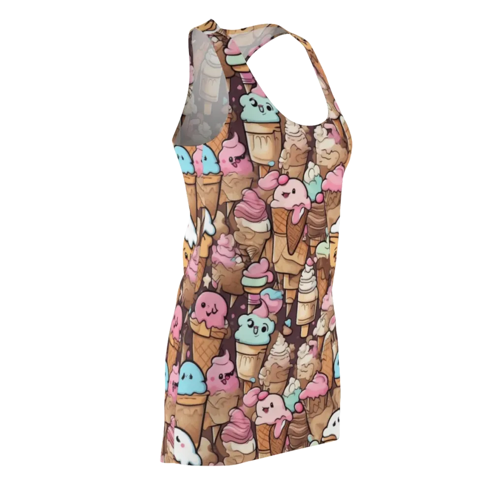Sugar Swirl Parade on Racerback Dress — Front Side