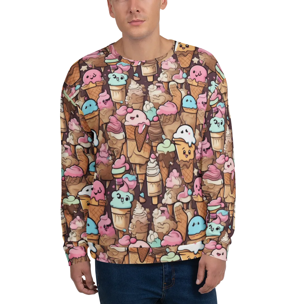 Sugar Swirl Parade on Sweatshirt — Front