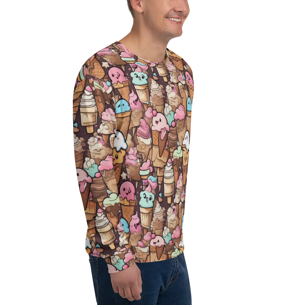 Sugar Swirl Parade on Sweatshirt — Right Front