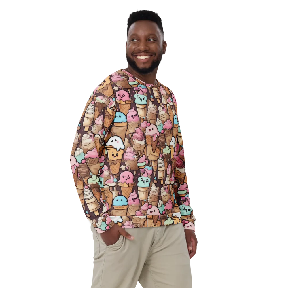 Sugar Swirl Parade on Sweatshirt — Front