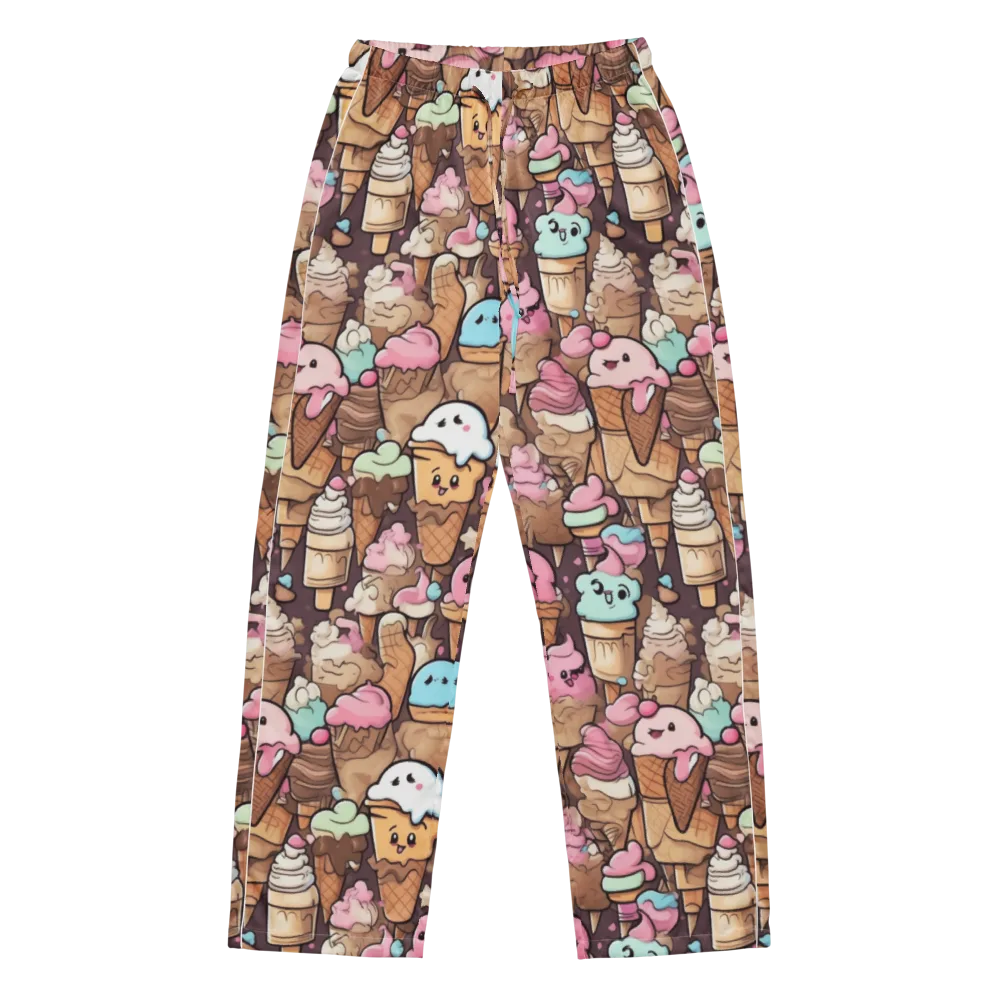 Sugar Swirl Parade on Women's Pajama Pants — Front