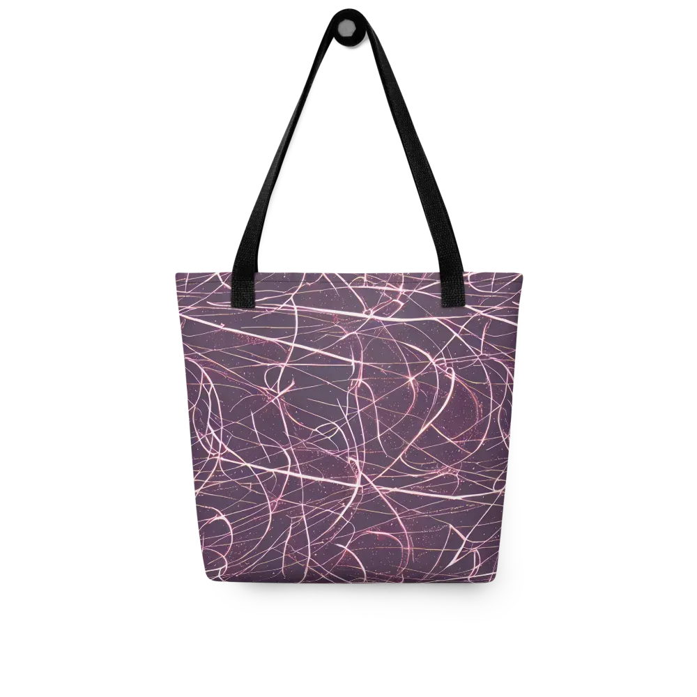 Plum Static on Tote Bag — Front