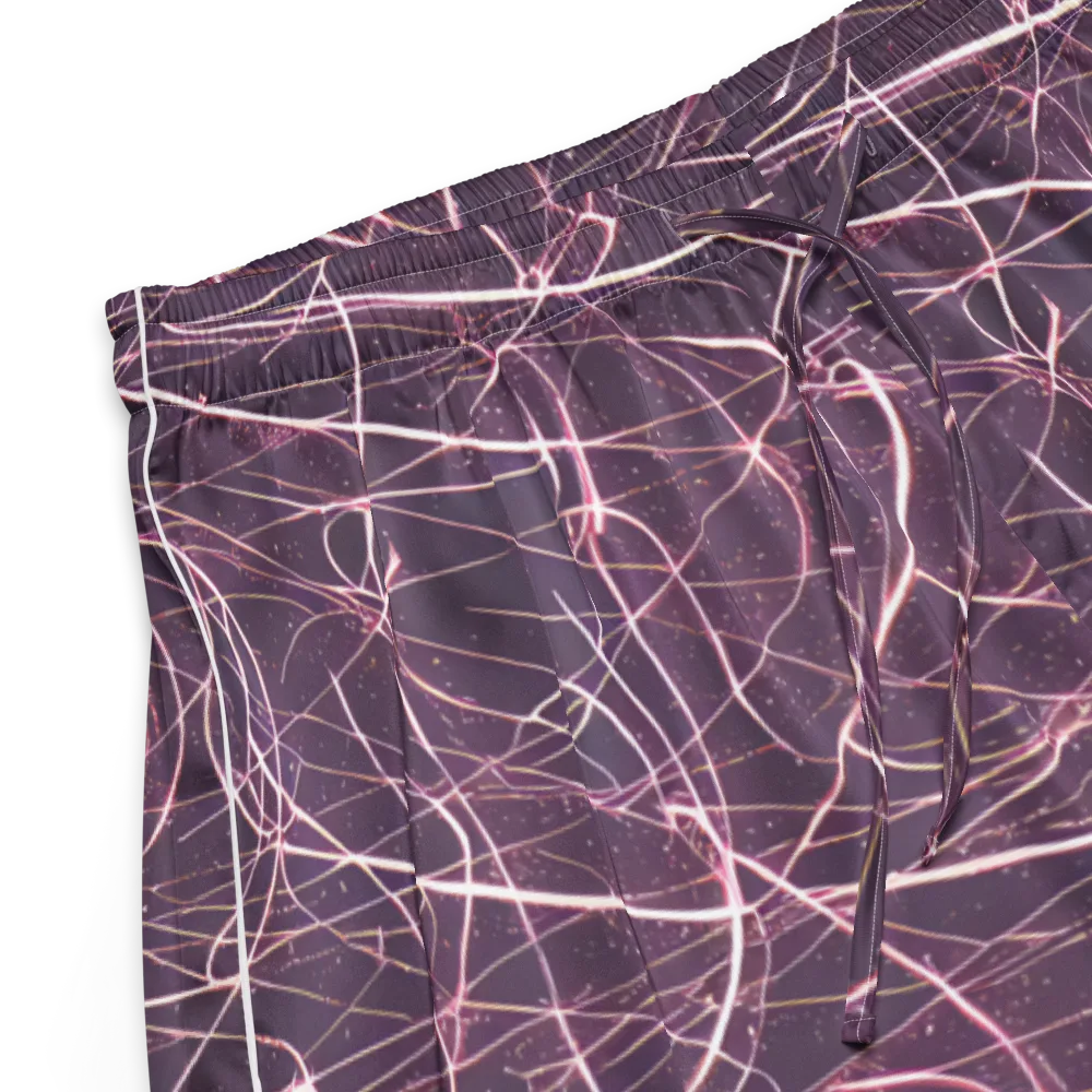 Plum Static on Women's Pajama Shorts — Product details