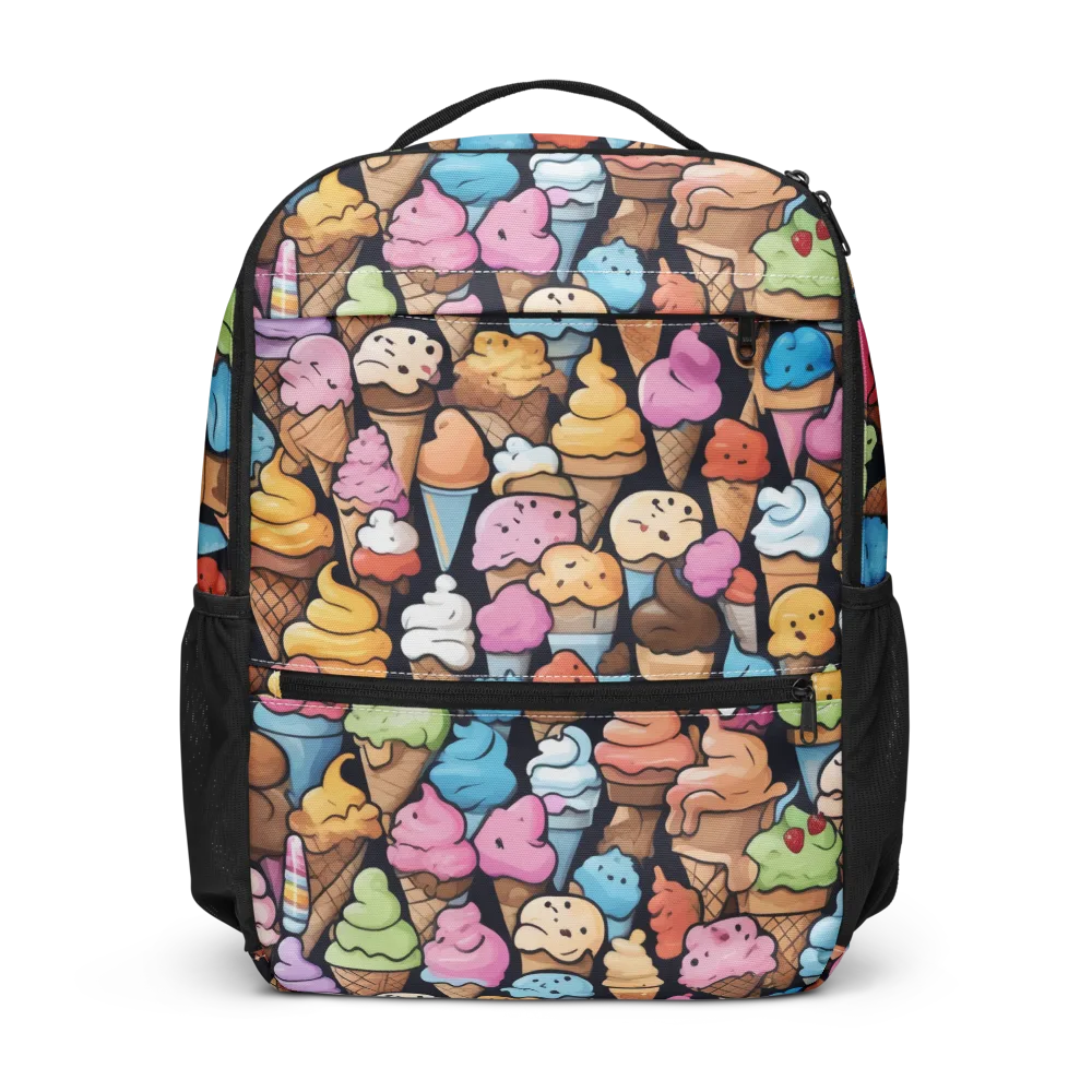 Sundae Parade on Utility Backpack — Front