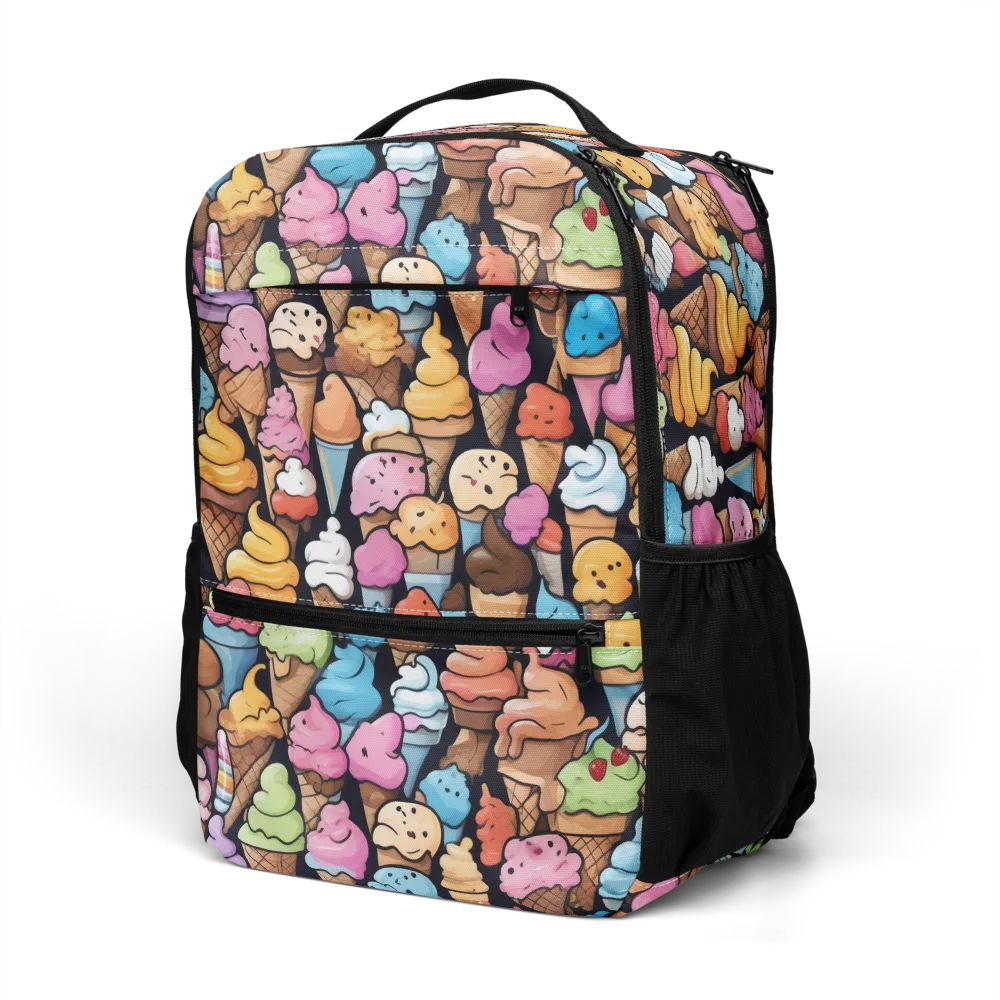 Sundae Parade on Utility Backpack — Left Front