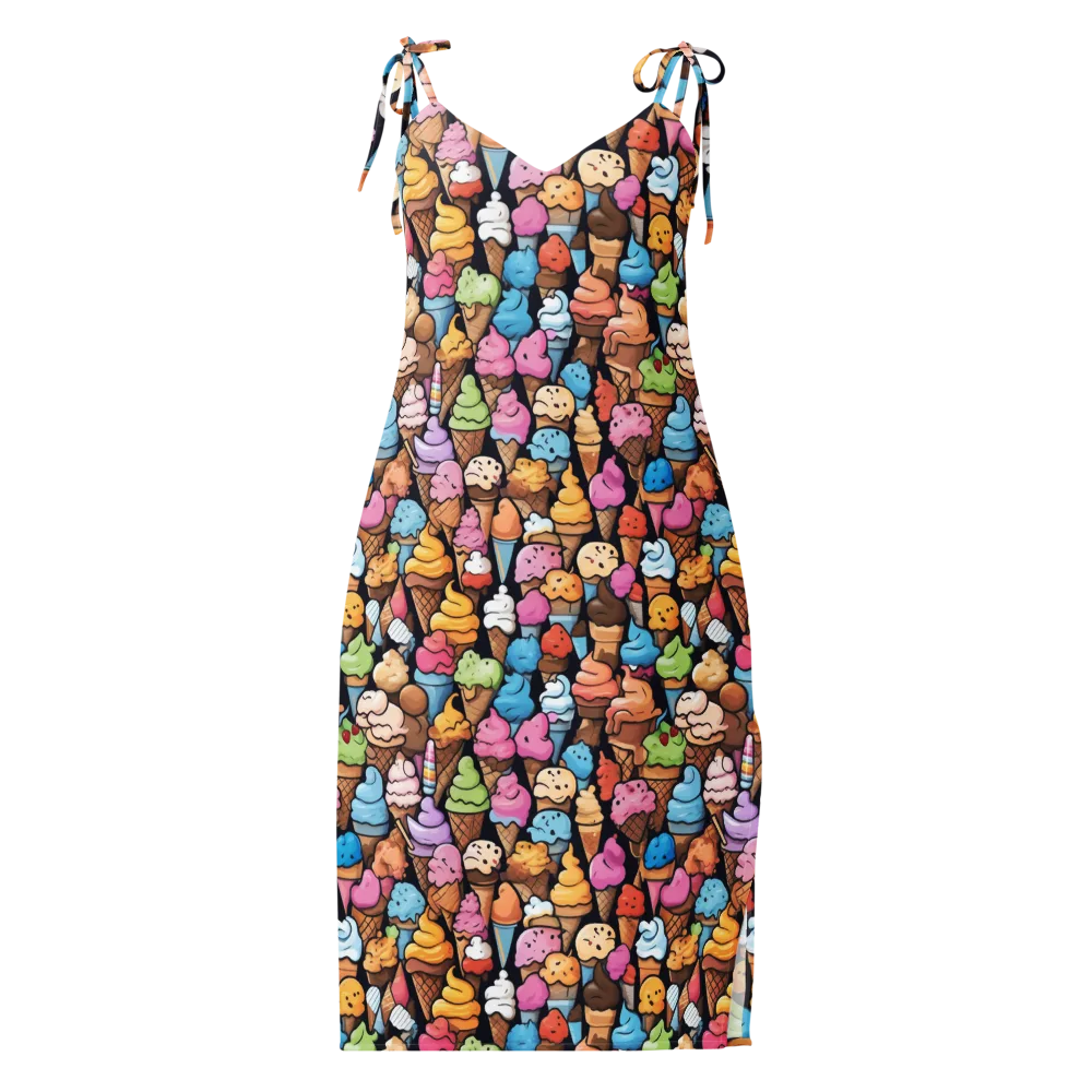 Sundae Parade on Slip Dress — Front