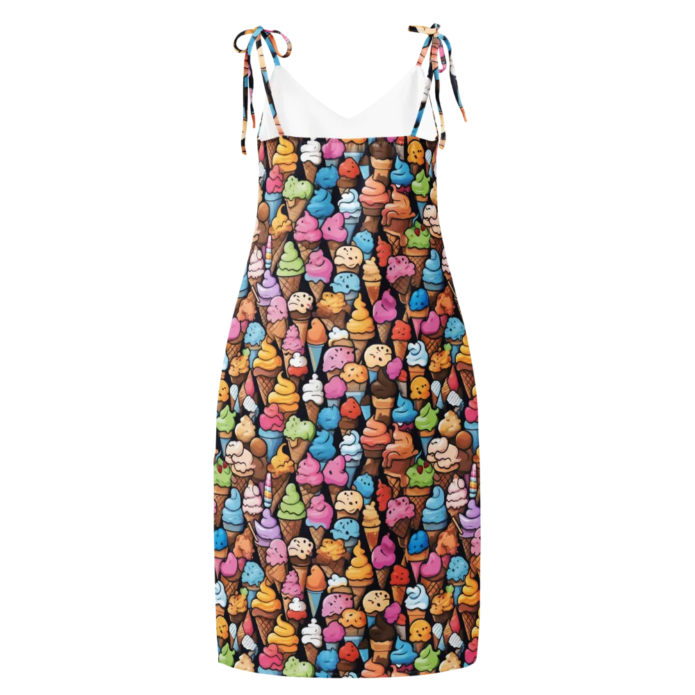 Sundae Parade on Slip Dress — Back