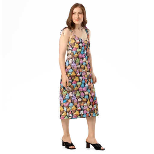 Sundae Parade on a Slip Dress