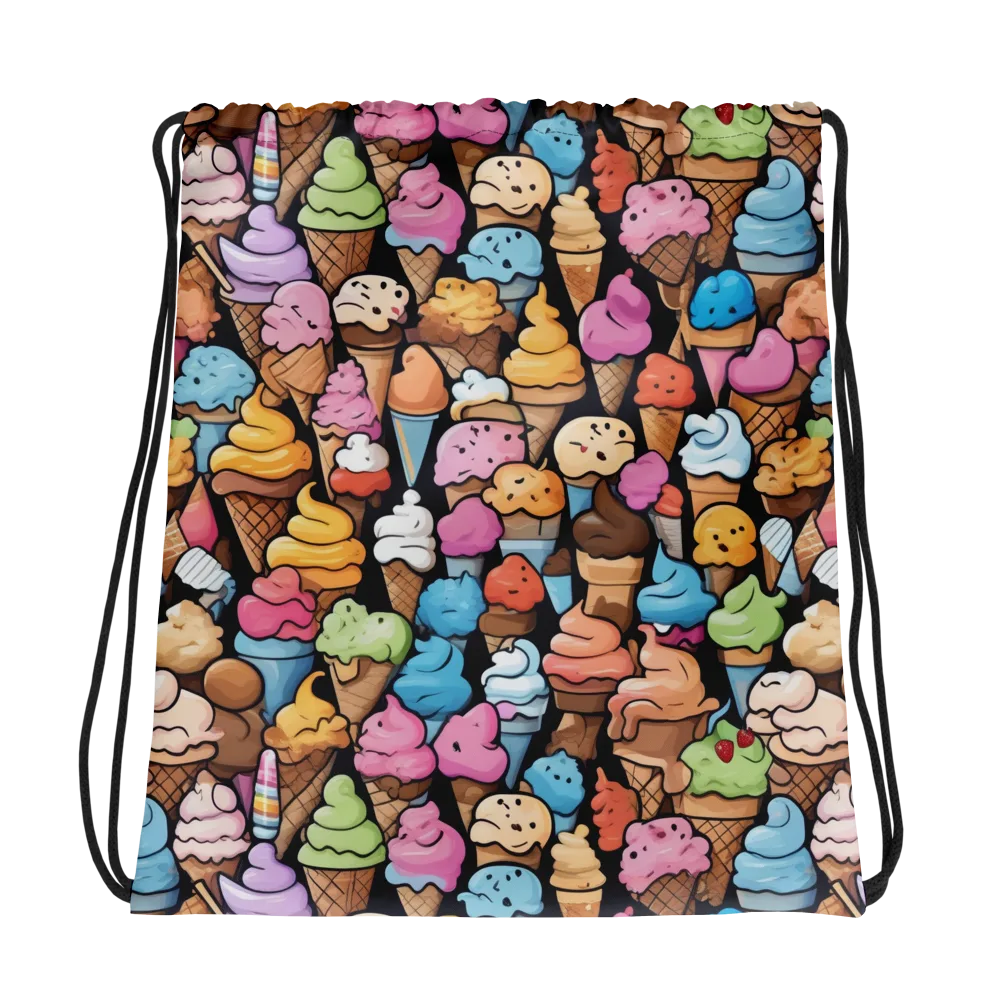 Sundae Parade on Drawstring Bag — Photo