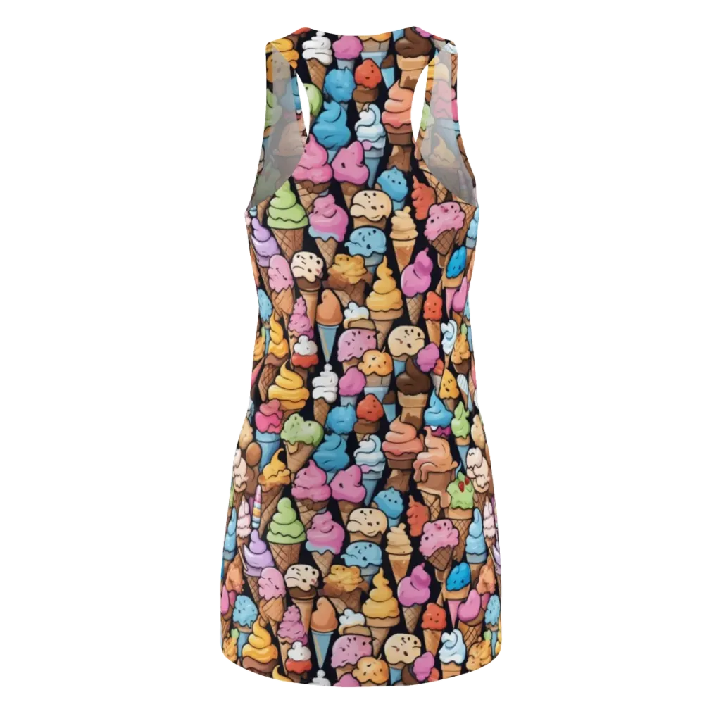 Sundae Parade on Racerback Dress — Back