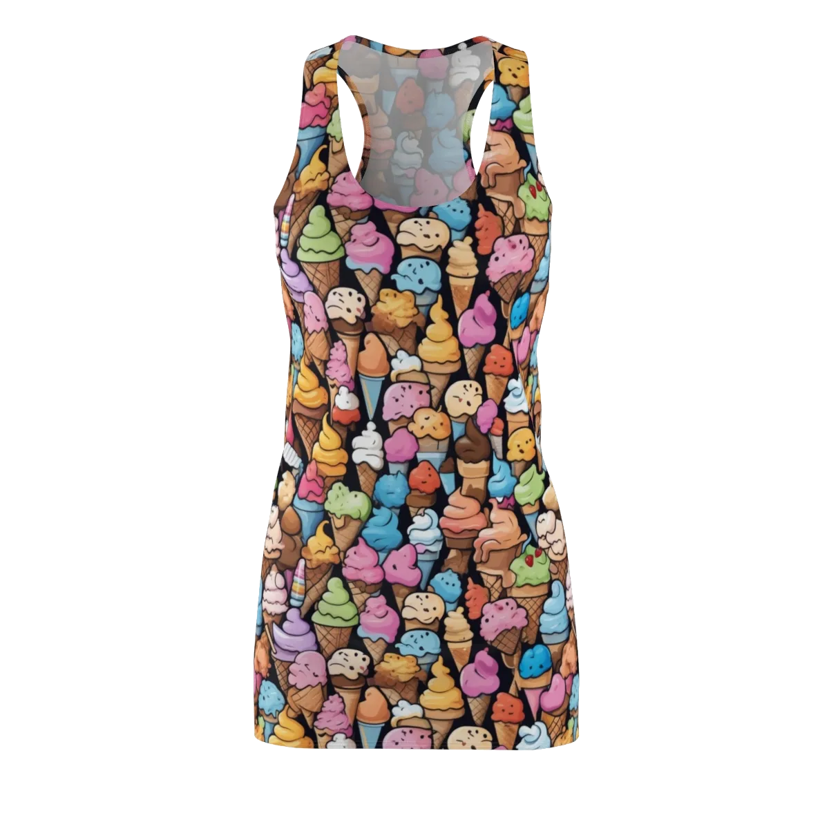 Sundae Parade on Racerback Dress — Front