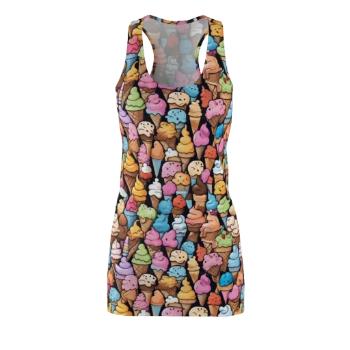 Sundae Parade on a Racerback Dress