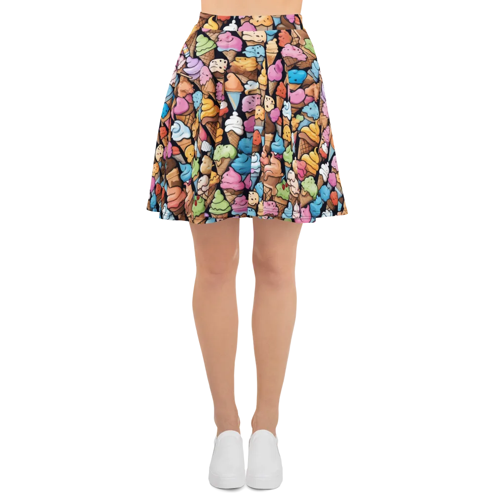 Sundae Parade on Skater Skirt — Front