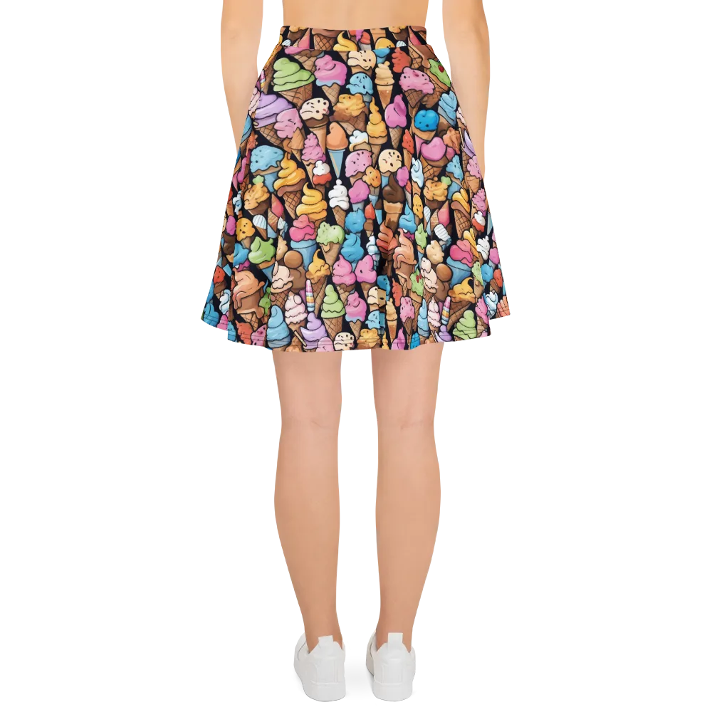 Sundae Parade on Skater Skirt — Back