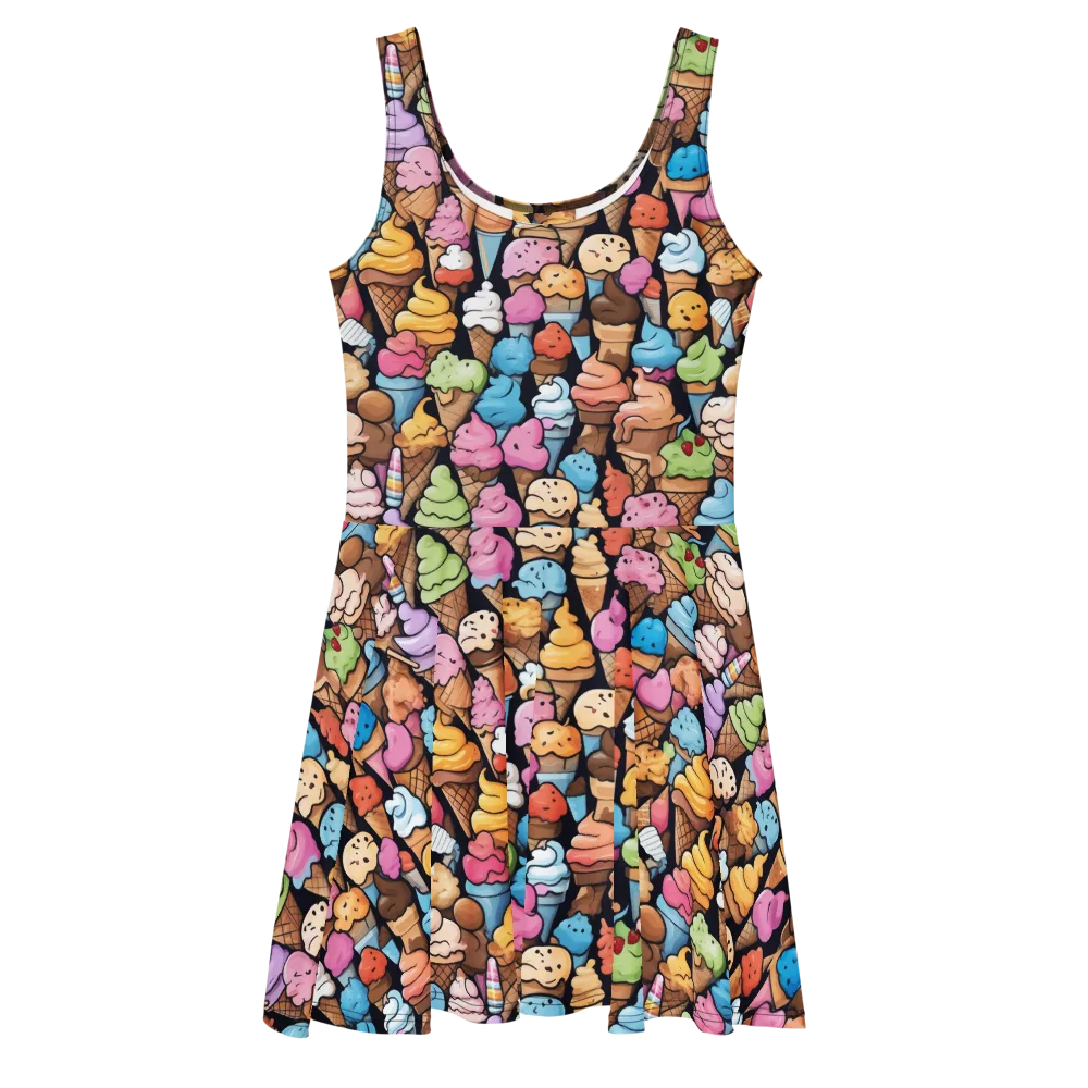 Sundae Parade on Skater Dress — Front