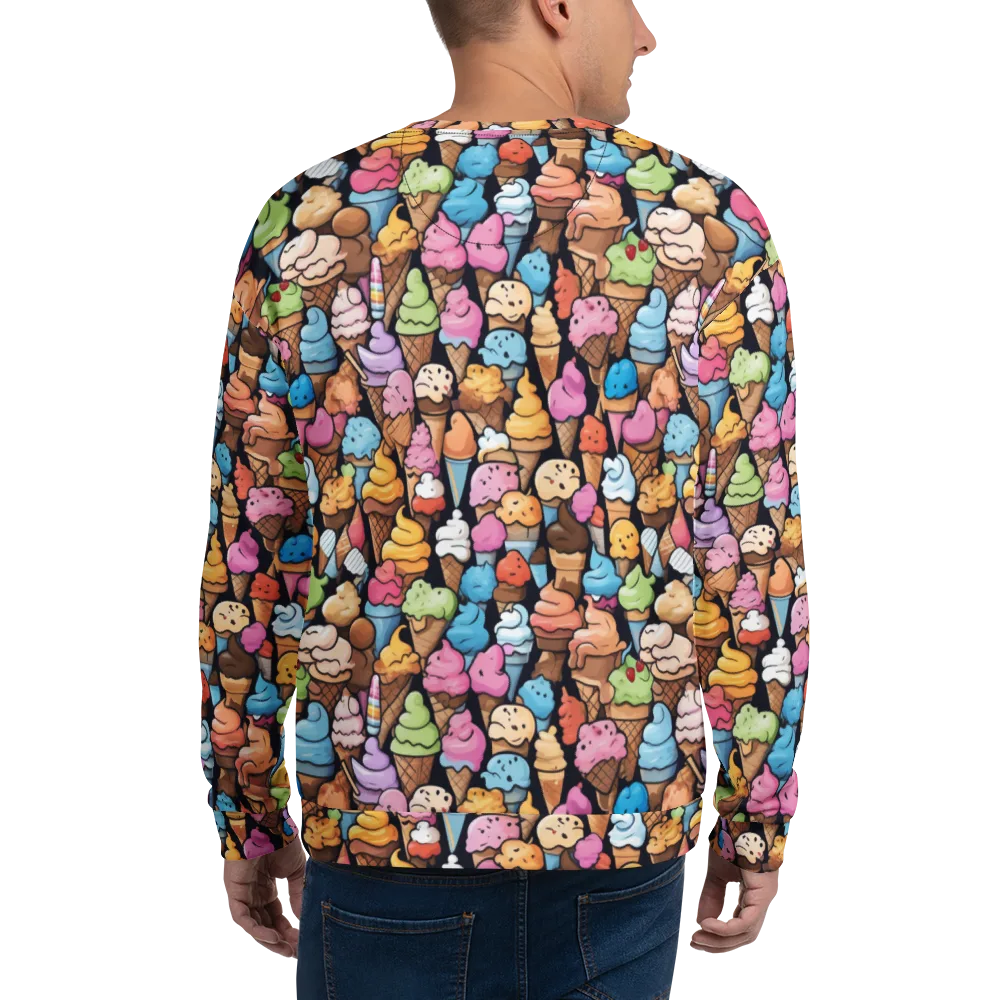 Sundae Parade on Sweatshirt — Back