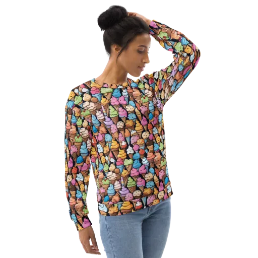 Sundae Parade on a Sweatshirt