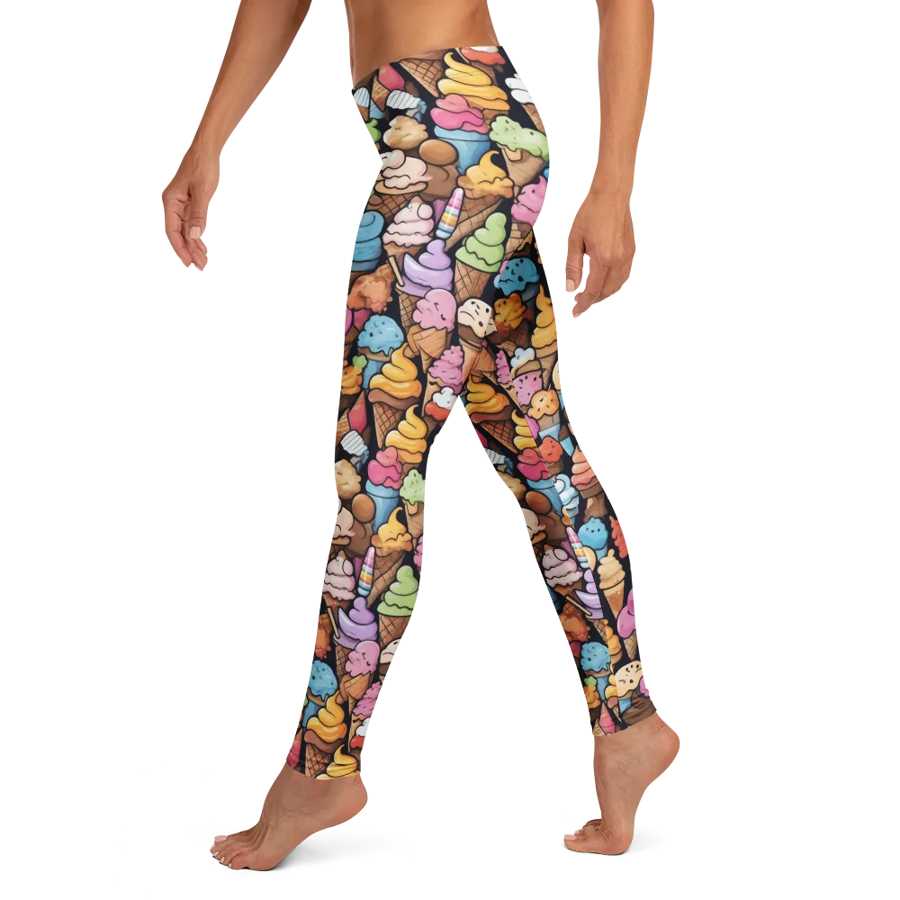 Sundae Parade on Leggings — Left