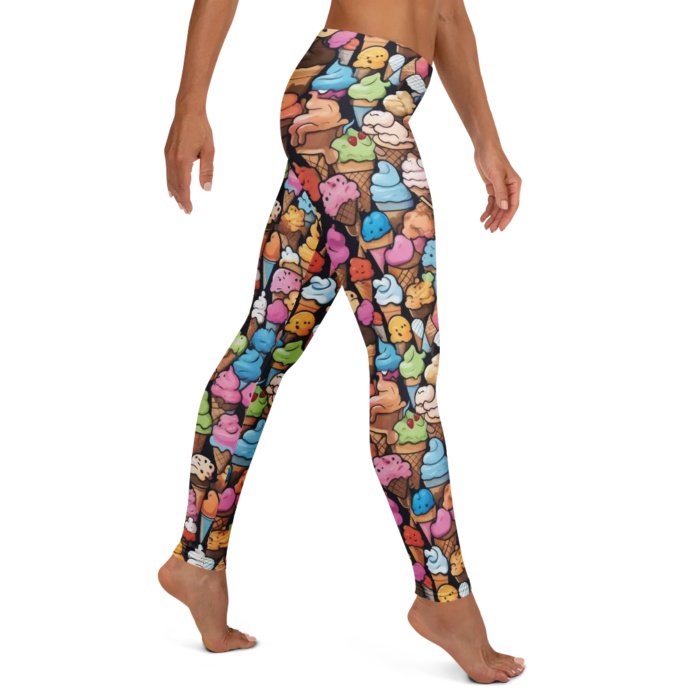 Sundae Parade on Leggings — Right