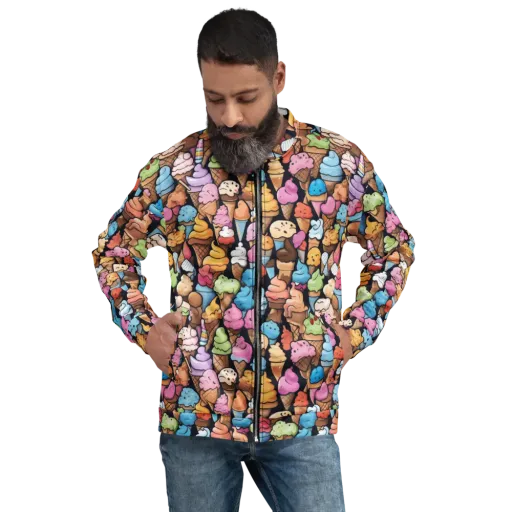 Sundae Parade on a Bomber Jacket