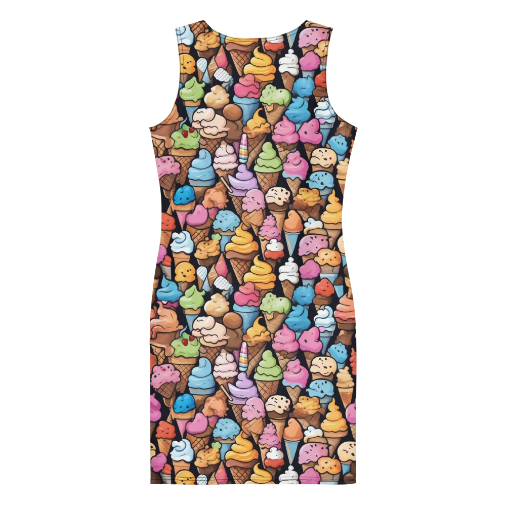 Sundae Parade on Bodycon Dress — Back