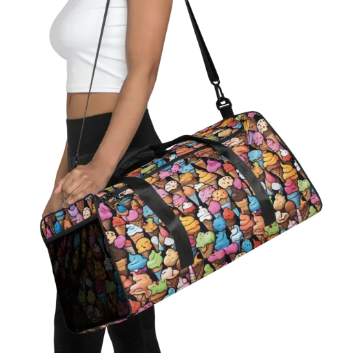 Sundae Parade on a Duffle Bag