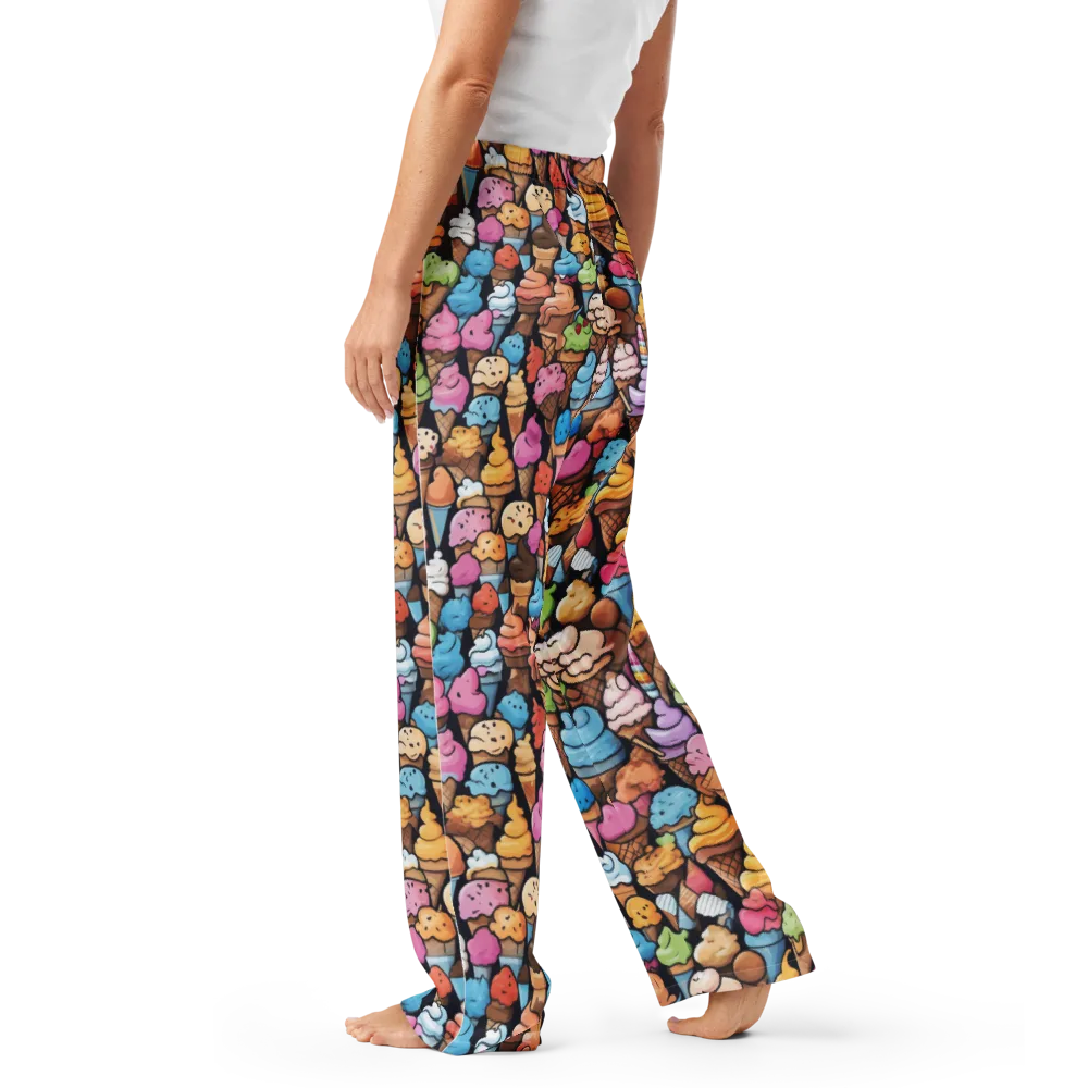 Sundae Parade on Women's Pajama Pants — Left